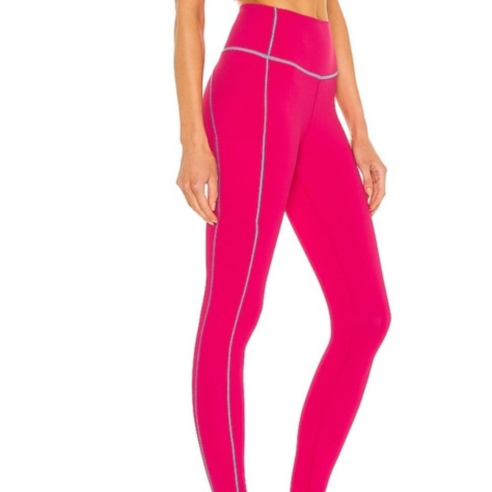 SPLITS 59 Tread High-Waist Tech Flex 7/8 Leggings in Pink/Blue